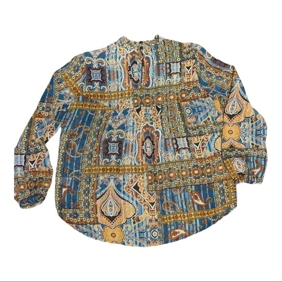 Melissa Paige Women’s Large Embellished Sheer Blouse - Picture 4 of 7